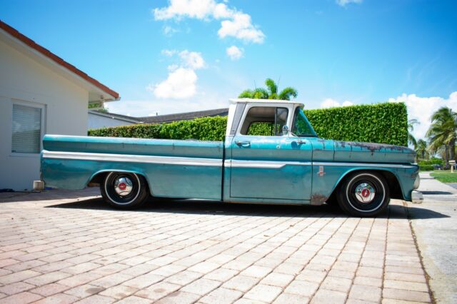 1963 Green Chevrolet C-10 Long bed