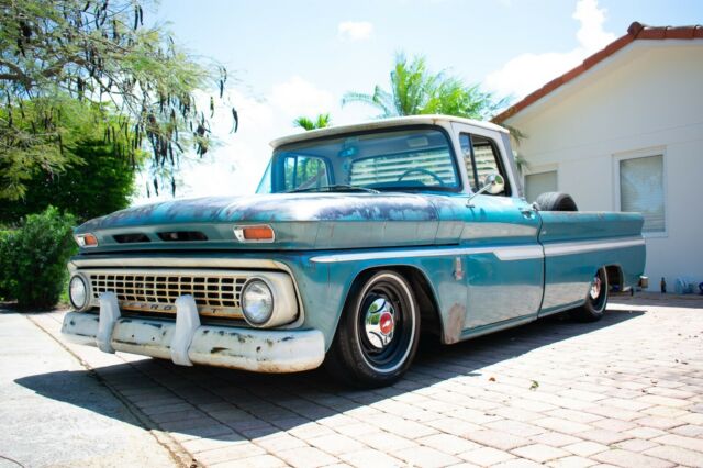 1963 Green Chevrolet C-10 Long bed