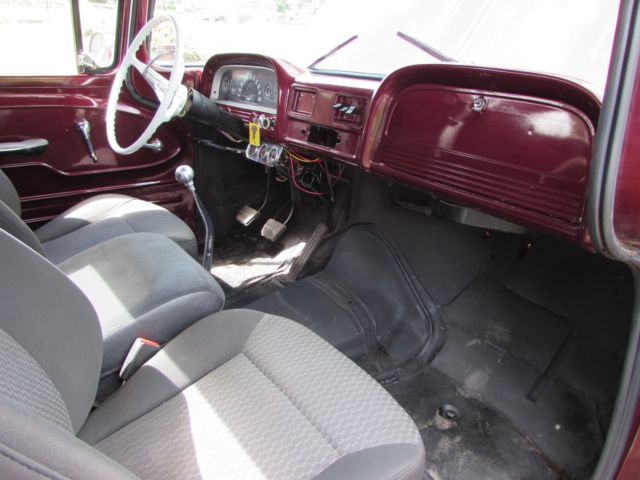1963 Burgundy Chevrolet C-10