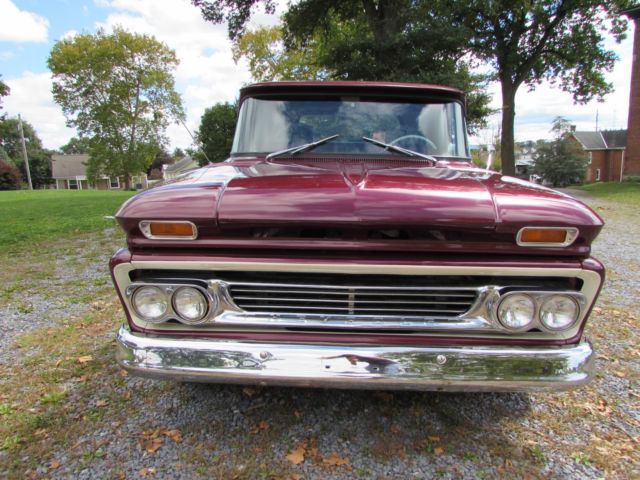 1963 Burgundy Chevrolet C-10