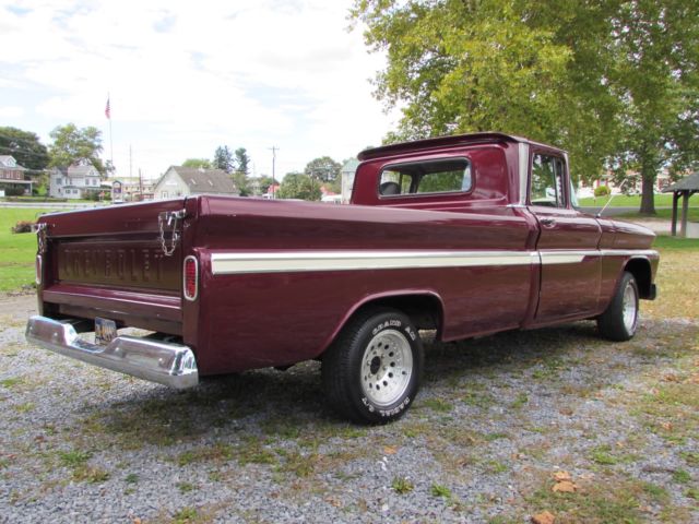 1963 Burgundy Chevrolet C-10