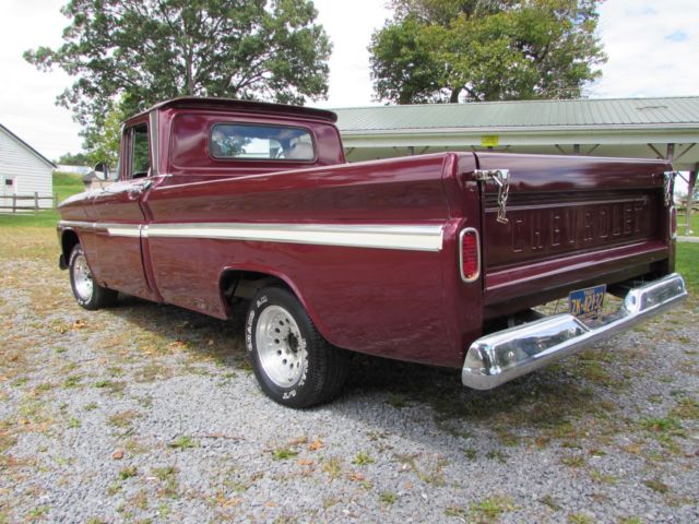 1963 Burgundy Chevrolet C-10