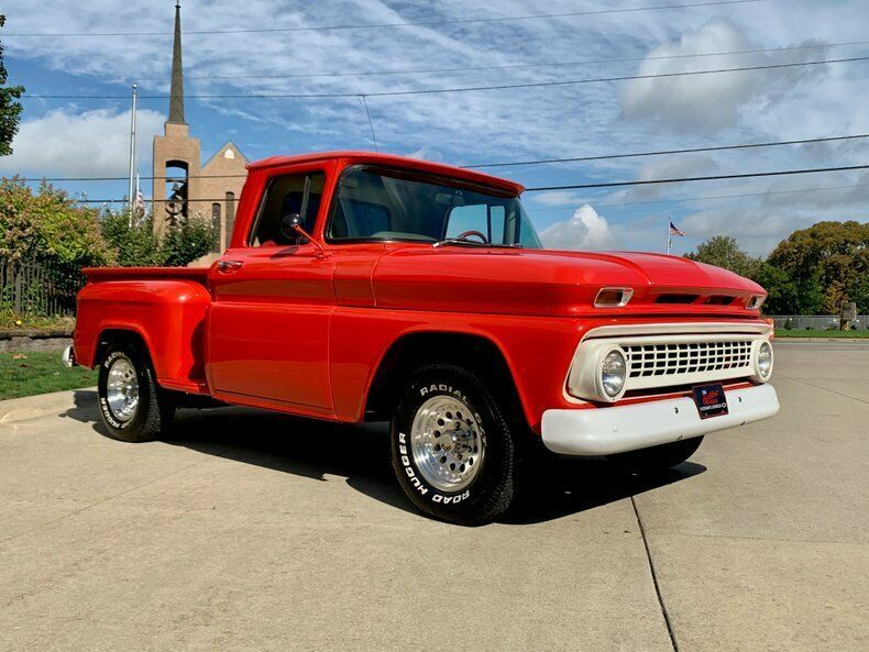 1963 Red Chevrolet C-10 Pickup Truck