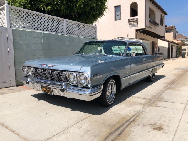 1963 Blue Chevrolet Impala Coupe
