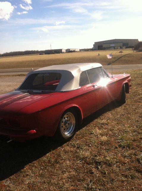 1963 Red Chevrolet Corvair