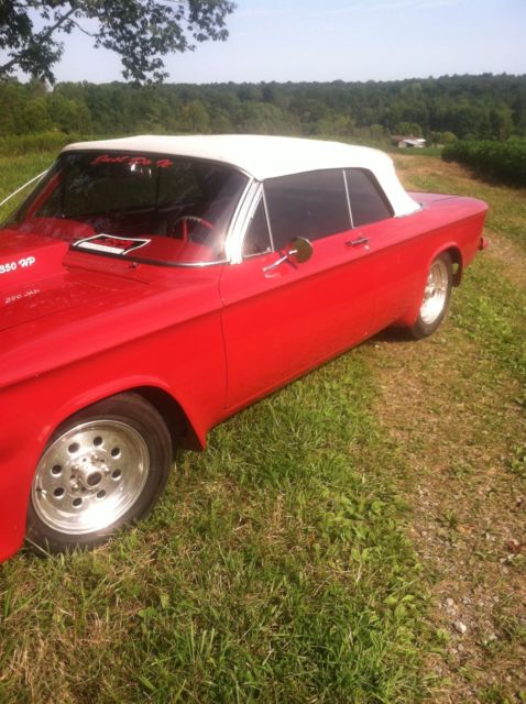 1963 Red Chevrolet Corvair