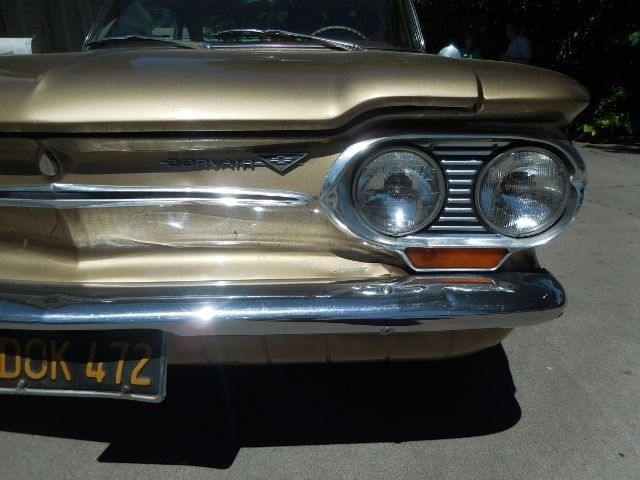1963 Gold Chevrolet Corvair --