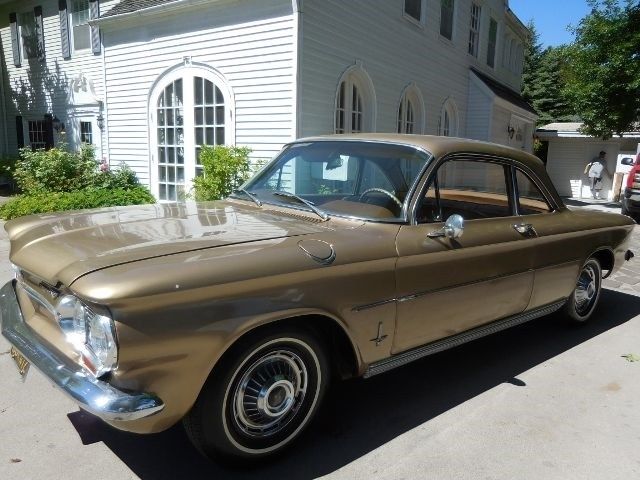 1963 Gold Chevrolet Corvair --
