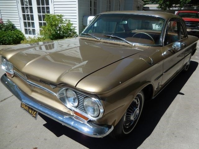 1963 Gold Chevrolet Corvair --