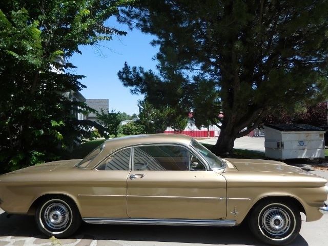 1963 Gold Chevrolet Corvair --