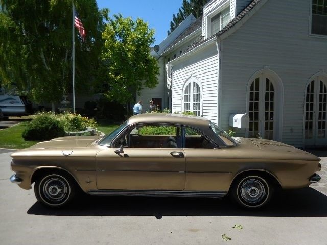 1963 Gold Chevrolet Corvair --