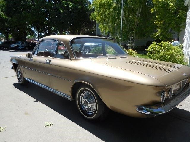 1963 Gold Chevrolet Corvair --