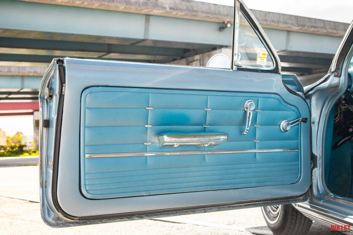 1963 Blue Chevrolet Corvair Convertible