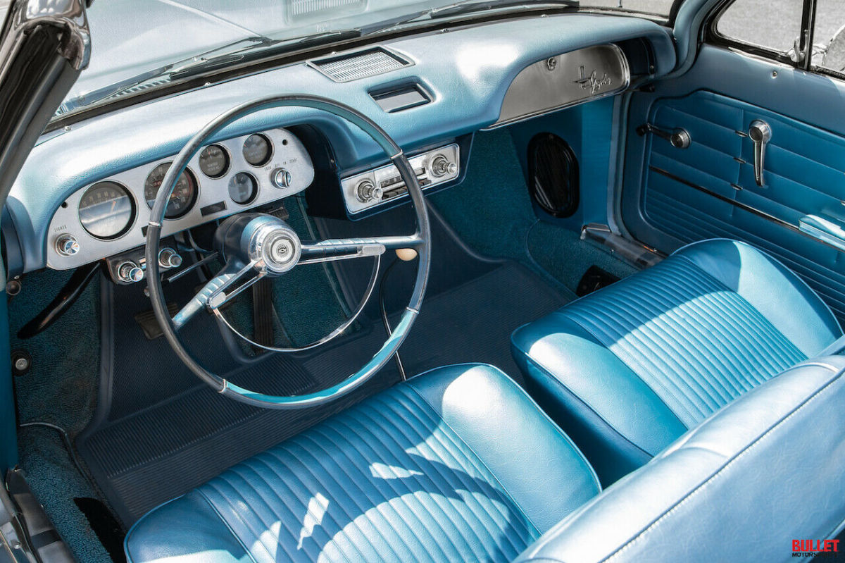 1963 Blue Chevrolet Corvair Convertible
