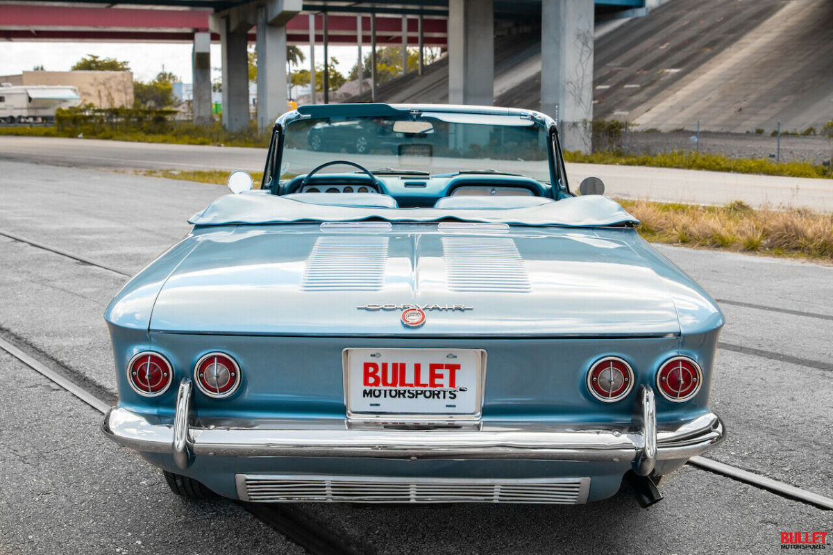1963 Blue Chevrolet Corvair Convertible