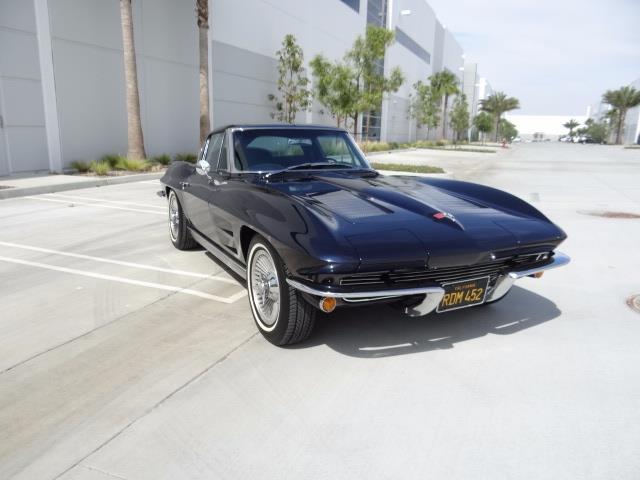 1963 Blue Chevrolet Corvette --