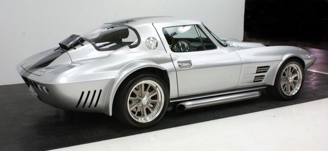 1963 Silver with Black Stripe Chevrolet Corvette Coupe