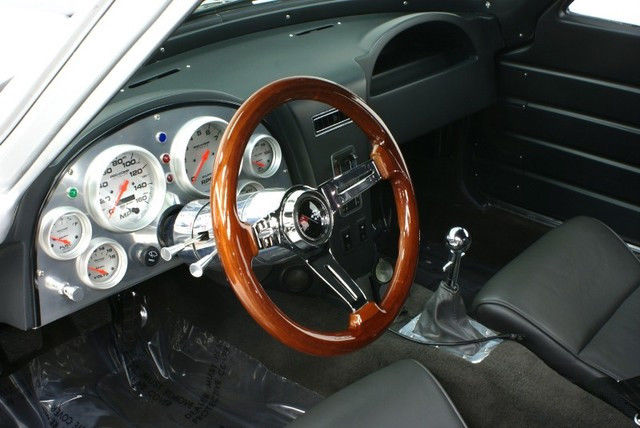 1963 Silver with Black Stripe Chevrolet Corvette Coupe
