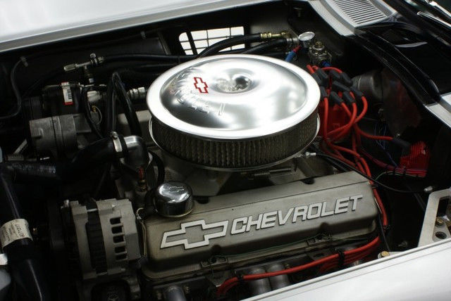 1963 Silver with Black Stripe Chevrolet Corvette Coupe
