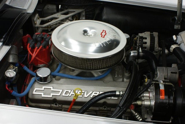 1963 Silver with Black Stripe Chevrolet Corvette Coupe