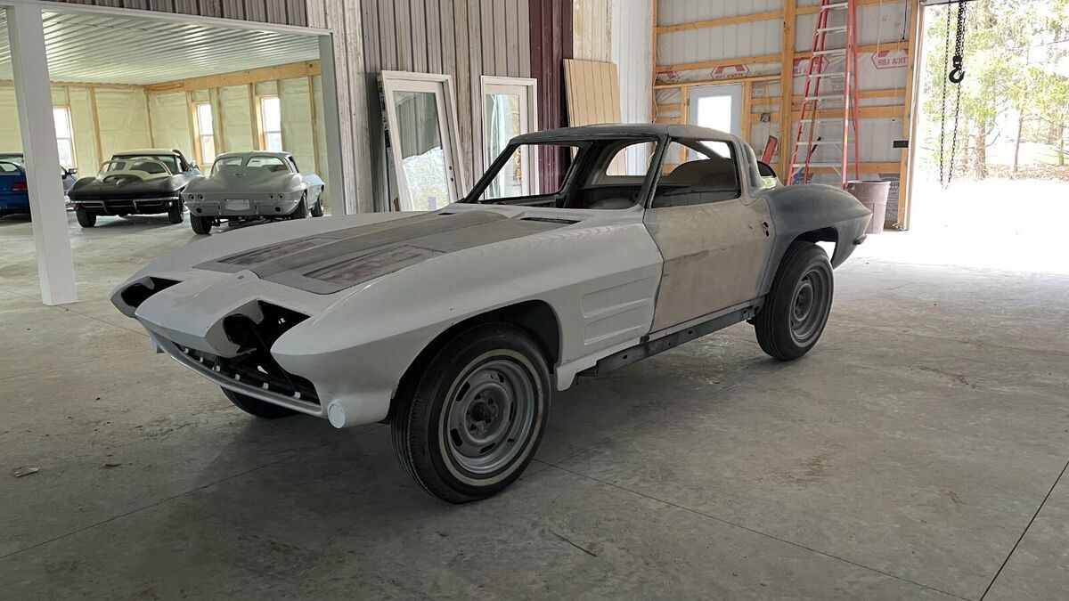 1963 Silver Chevrolet Corvette Coupe