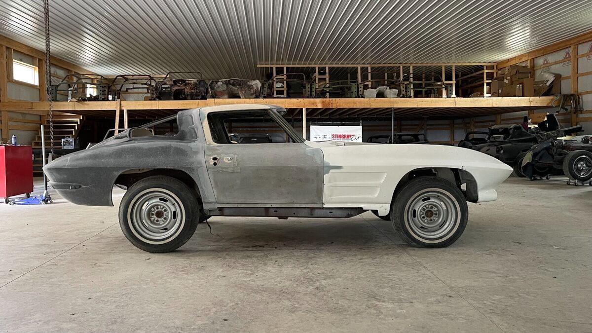 1963 Silver Chevrolet Corvette Coupe