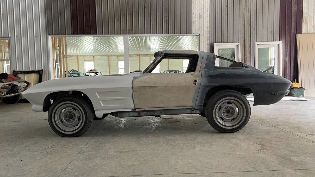 1963 Silver Chevrolet Corvette Coupe