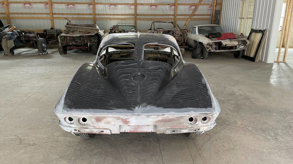 1963 Silver Chevrolet Corvette Coupe