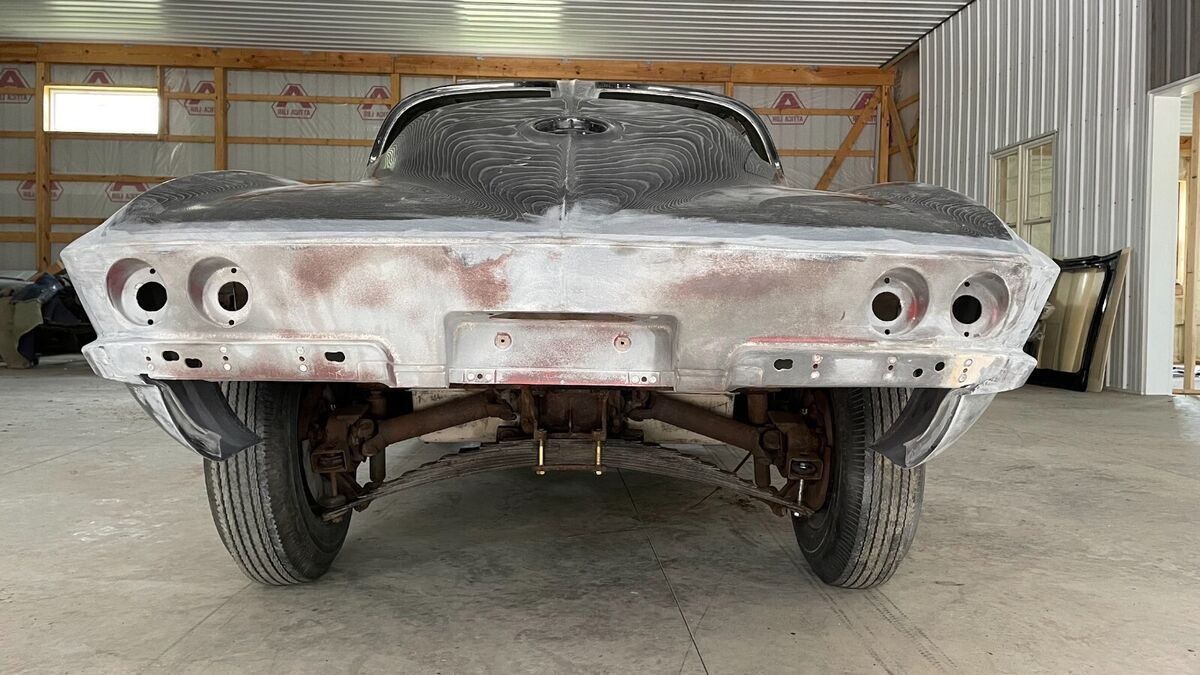 1963 Silver Chevrolet Corvette Coupe