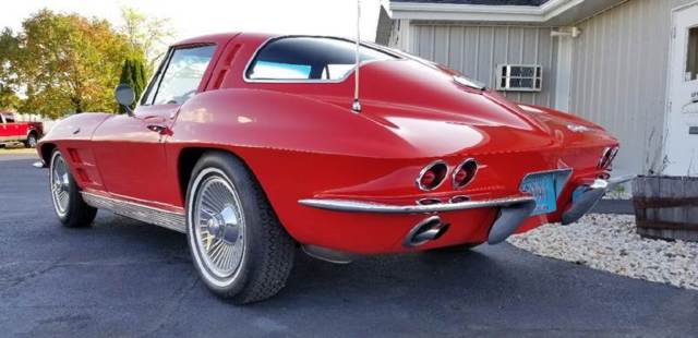 1963 Red Chevrolet Corvette Coupe