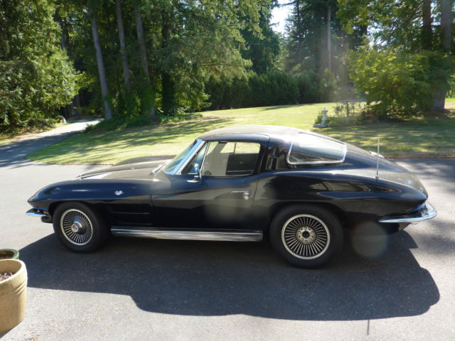 1963 Black Chevrolet Corvette Coupe