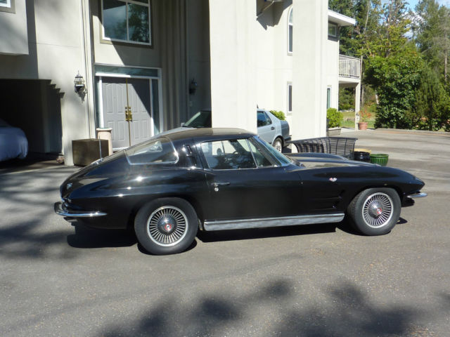 1963 Black Chevrolet Corvette Coupe