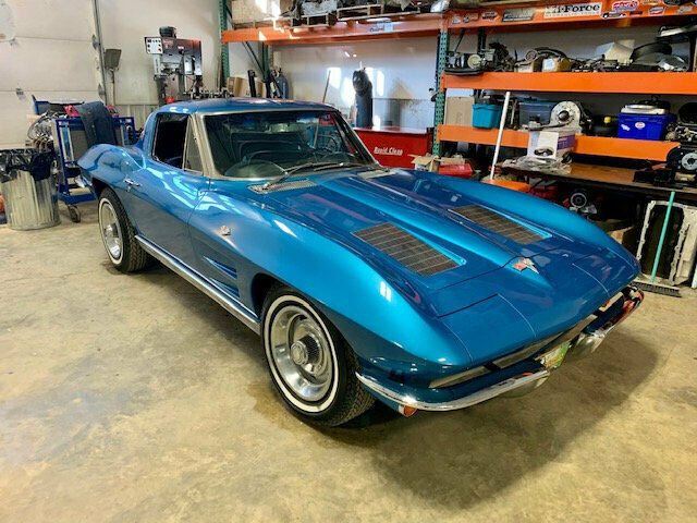 1963 Blue Chevrolet Corvette Coupe