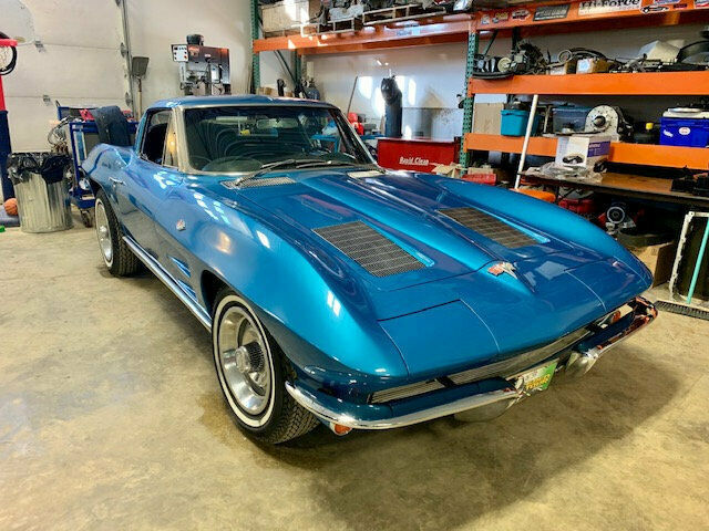 1963 Blue Chevrolet Corvette Coupe