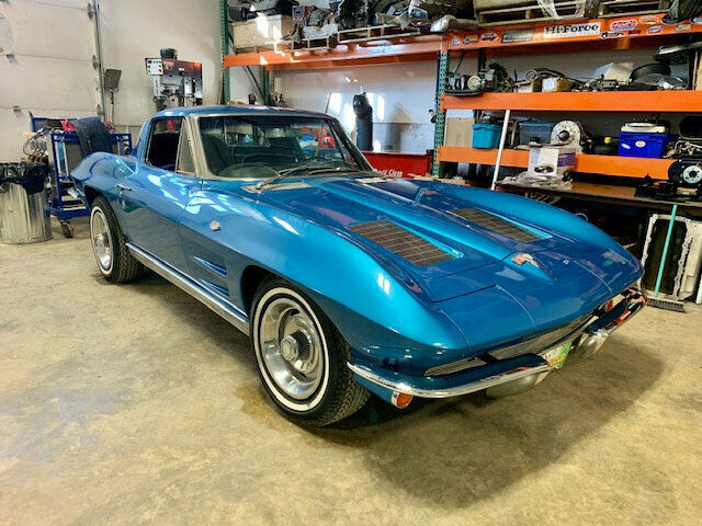 1963 Blue Chevrolet Corvette Coupe