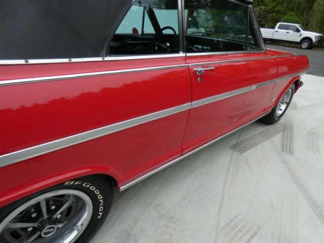 1963 Red Chevrolet Nova Convertible
