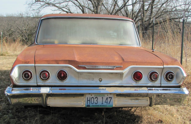 1963 Red Chevrolet Impala Sedan