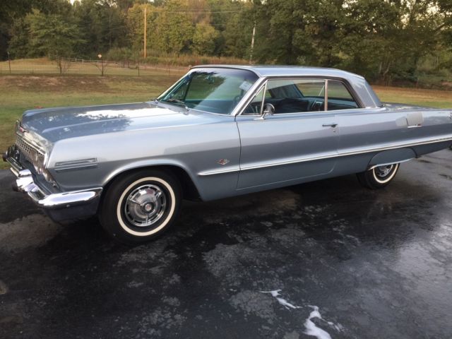 1963 Blue Chevrolet Impala