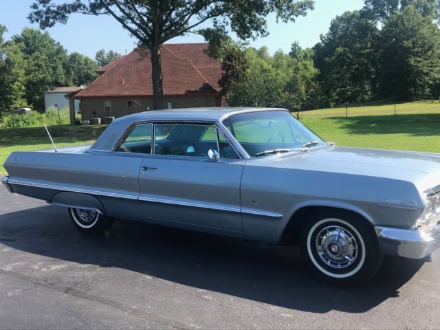 1963 Blue Chevrolet Impala