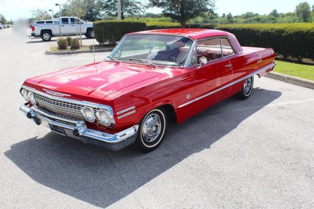 1963 Red Chevrolet Impala Sedan