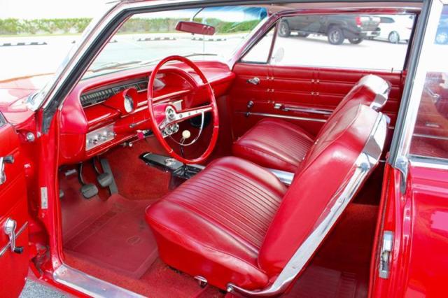 1963 Red Chevrolet Impala Sedan