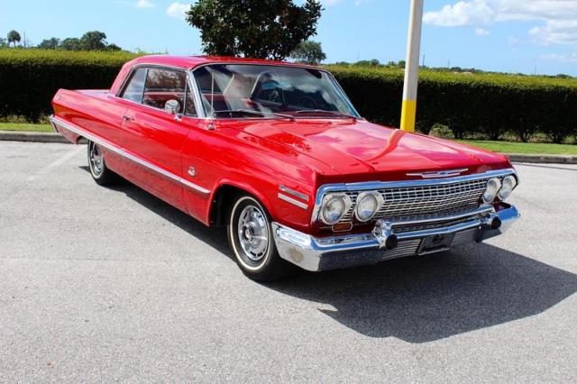 1963 Red Chevrolet Impala Sedan