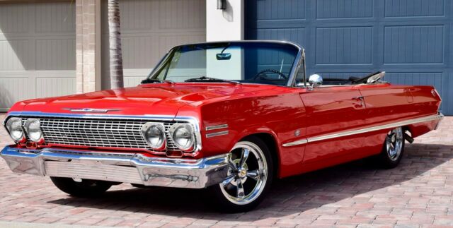 1963 Red Chevrolet Impala Coupe