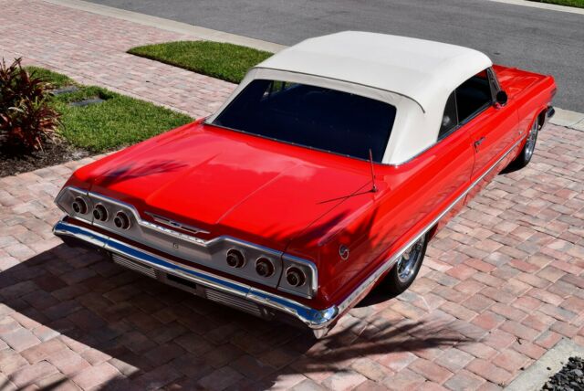 1963 Red Chevrolet Impala Coupe