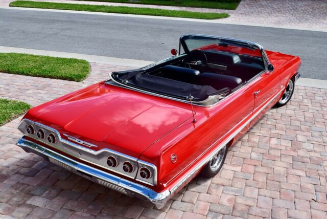 1963 Red Chevrolet Impala Coupe