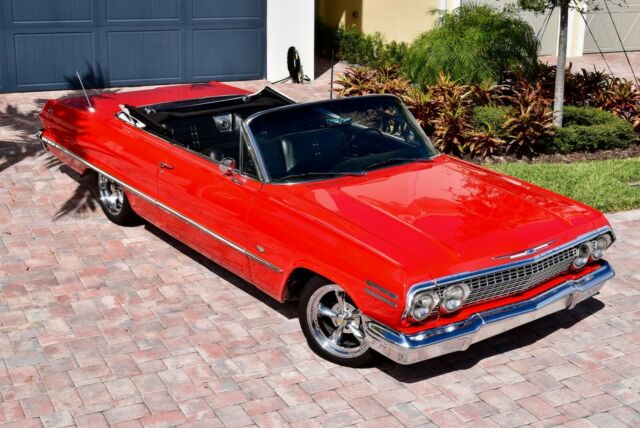 1963 Red Chevrolet Impala Coupe