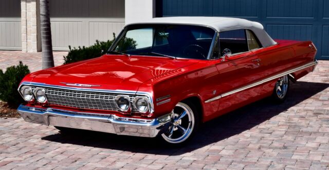 1963 Red Chevrolet Impala Coupe