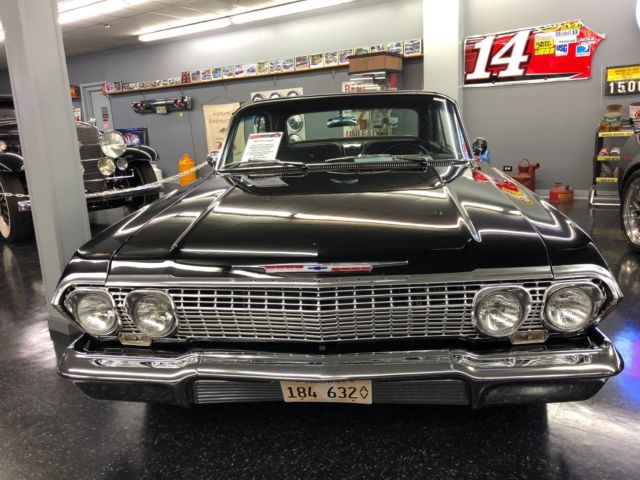 1963 Black Chevrolet Impala Coupe