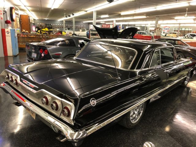 1963 Black Chevrolet Impala Coupe
