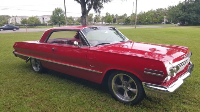 1963 Red Chevrolet Impala HARDTOP